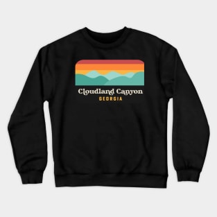 Cloudland Canyon State Park Georgia Camping Hiking Crewneck Sweatshirt